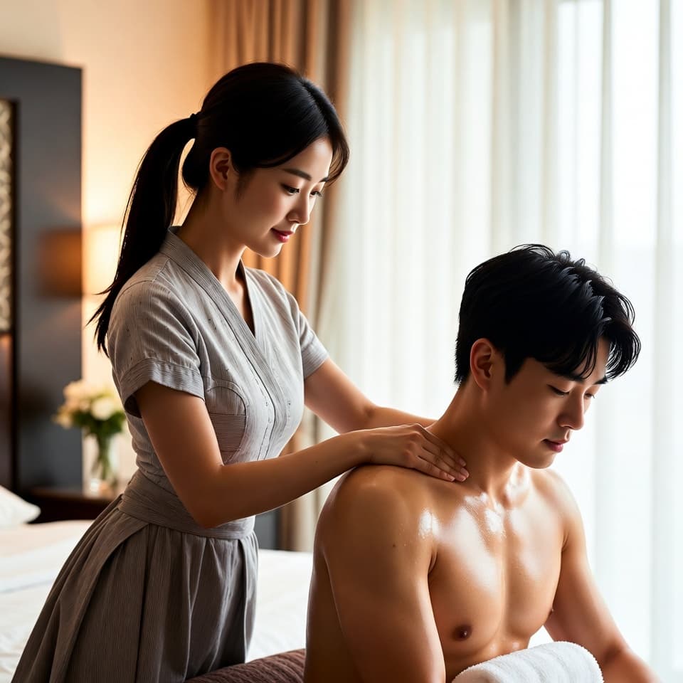 대전 아로마 오일 순환 이완 케어 안내 이미지